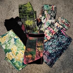 Various Colorful Patterned Leggings Bundle